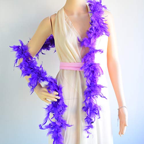 Obmwang 12X FEATHER BOAS 12Pcs Assorted Colors Feather Boas thumb #4