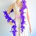 obmwang 12pcs Assorted Colors Feather Boas, Women Girls Dress up Boa, Mardi Gras Boa Costume Party Accessory