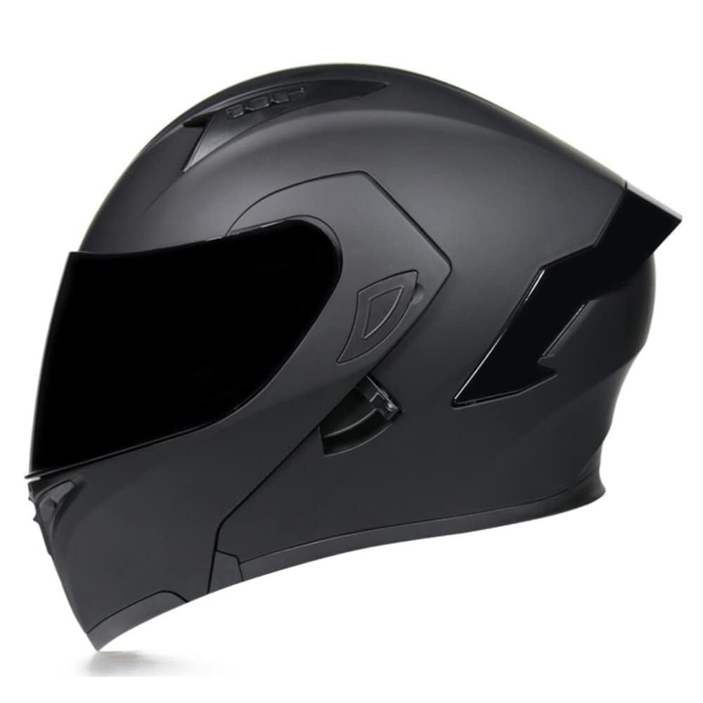 Full Face Flip Up Motorcycle Modular Helmet Integrated Motorbike Dual Visor for Adults Men Women Moped Street Racing DOT Approved — view 48