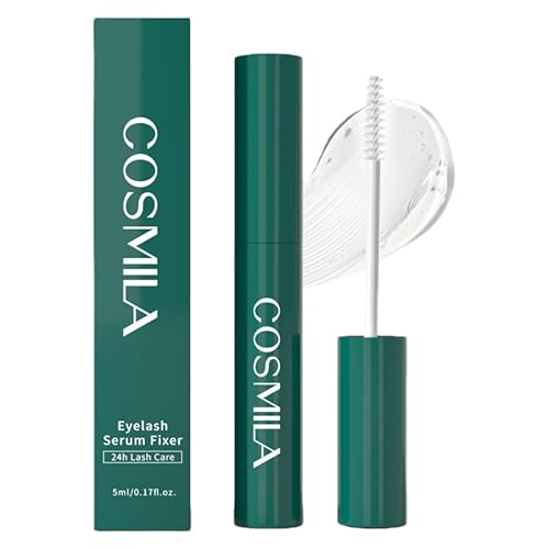 COSMILA Lash Conditioner & Serum – Made in Japan – 3-in-1 Primer and Clear Mascara – Strengthens & Styles – Vitamin-Enriched – For Daily Use and Lash Lift/Extensions Aftercare – 5ml