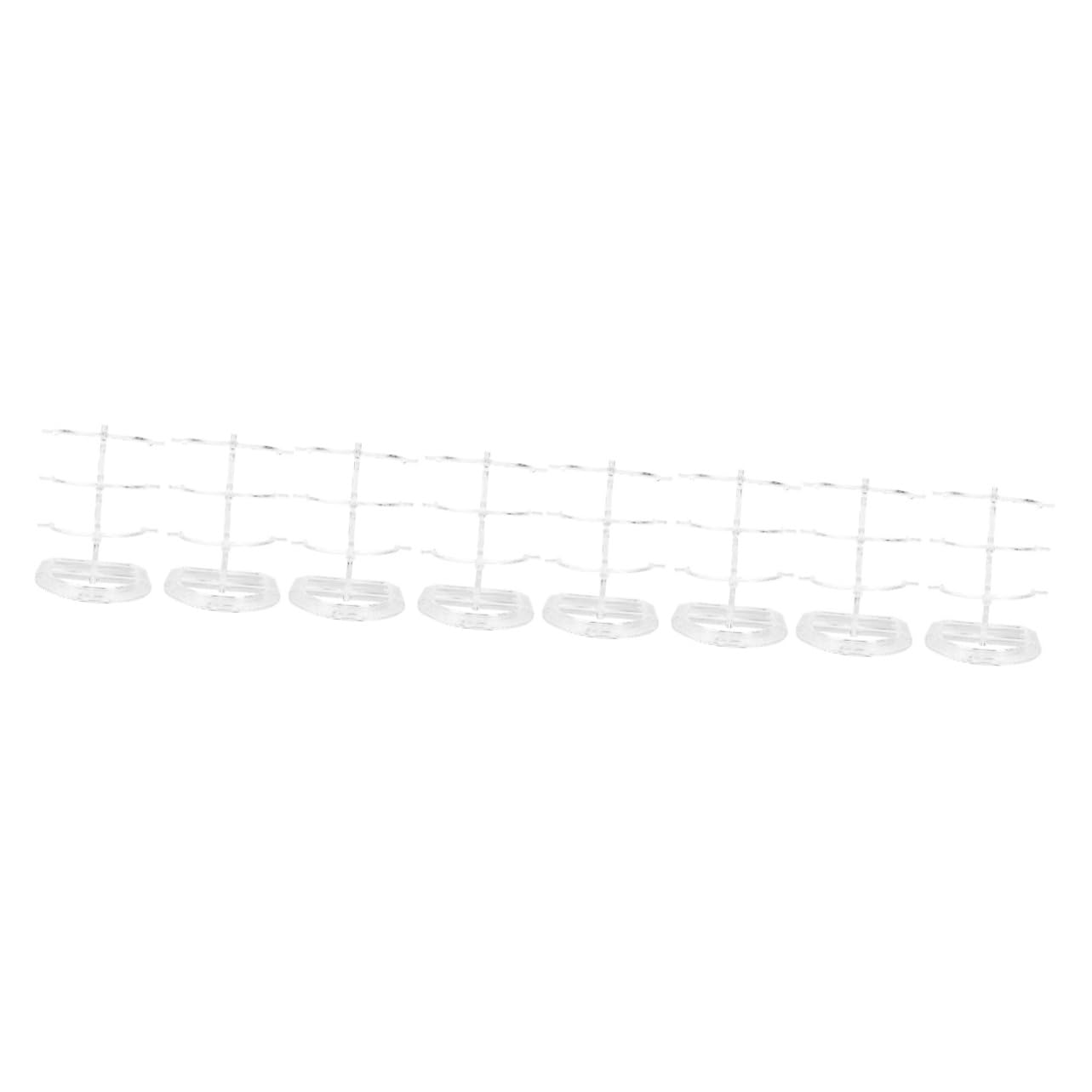 IMIKEYA 8 Stk Brillenständer Mehrschichtiger Brillenhalter brillen aufbewahren Brillenbox brillenablage Ständer für Brillenhalter Sonnenbrillen-Präsentationsständer p.s Transparent