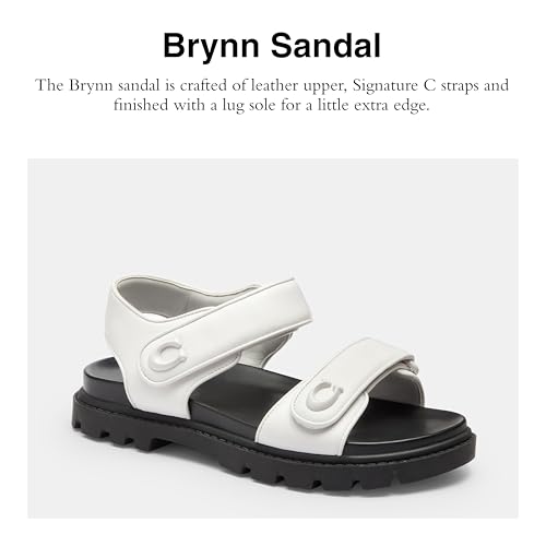 Image of Coach Women's Brynn Leather Sandal