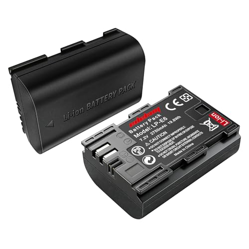 Batería LP-E6 para Canon EOS R6 Mark II ideal para capturar sesiones de fotos en exteriores