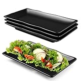 Forme classique noire : Parfait pour les fêtes, vous pouvez décorer votre table à manger ou votre bar à snacks avec des plats, des collations, des biscuits, des fruits, des desserts et d'autres délices délicieux pour vos invités