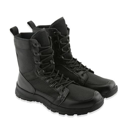 Outdoor Sports Boots Summer Mesh Black High Top Training Boots Non-Slip Wear-Resistant Mountaineering Boots Hiking Boots