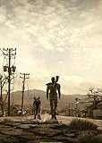 Displate - Poster en Métal - Monté sur Aimant - Fallout - The Road - Taille L - 67,5x48cm