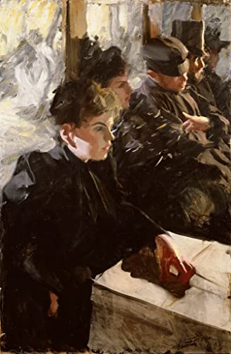 Poster Omnibus I Anders Leonard Zorn 50x70cm pour décoration murale chic