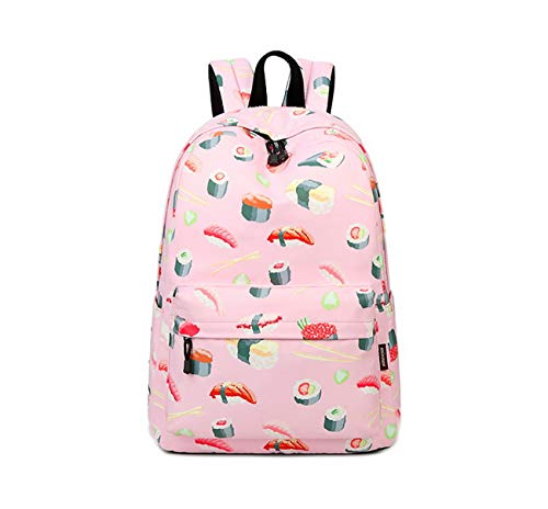 Acmebon Mochila Estampada Moderna para Niñas Informal del Estudiante Cabe Un Portátil