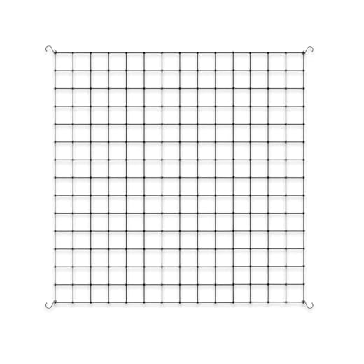 AC Infinity Gitternetz 150 x 150 cm – Elastisches Pflanzennetz mit Stahlhaken für Growzelte, Hydrokulturen und im Gartenbau