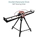 PROAIM Flyking 4ft Precision Camera Slider (Mitchell Mount) with 360° Pan & Shock-Absorber Soft Stop End. Compatible with Mitchell/Bowl Tripod. Payload up to 70kg / 154lb. (SL-FLKM-02)