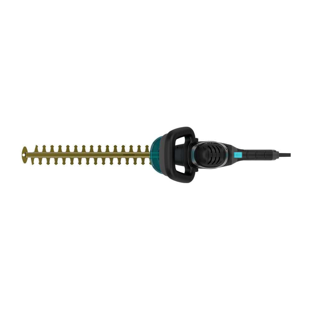 Cecotec TitaniumSword 610 XL Heckenschere, Schnittlänge bis 61 cm, 500 W, bürstenloser Motor, Brushless, Titan-Klingen, Zweige bis zu 20 mm, Drehregler, Sicherheitszündsystem