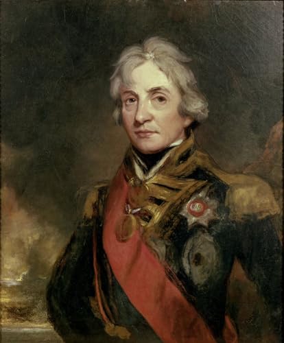 Pinturas famosas para salon cuadro en lienzo de Horatio Nelson John Hoppner decoracion despacho