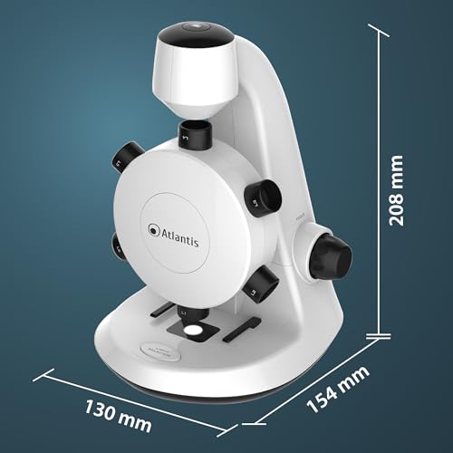 Atlantis E45-ms737 Microscopio Digitale Usb Uxga 1600x1200 6 Torrette di Ingrandimento da 100x a 600x Cmos - 7