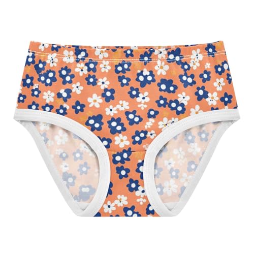 GuoChe Briefs Elastic Waistband Panties Comfort Color for Girls in Sizes 2T,3T, 4T, 5T, 6Y and 8Y