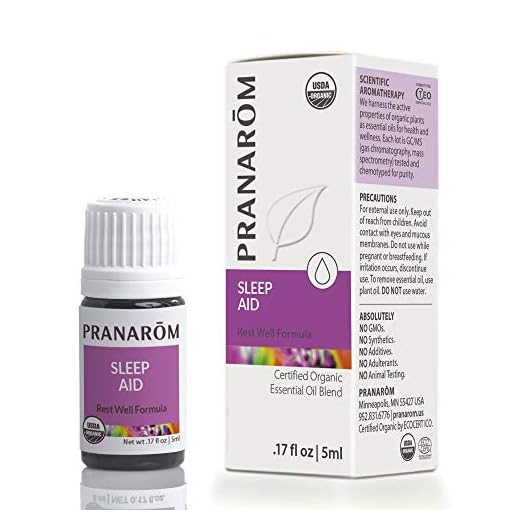 Pranarom - Sleep Aid Essential Oil Blend, Diffuser Oil for Sleep Support, Aromatherapy Oils, Oils for Diffuser for Home, Diffuser Oils with Lavender, Clary Sage, and Spikenard, 5mL