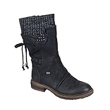 ◆ Diese Stiefeletten sind praktisch wasserdicht mit versiegelten Nähten Konstruktion, Slip-on, mit Schnürung, Kunstleder, wasserdicht, Langlebig Wear.