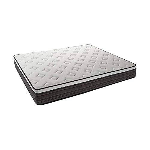 ECCOX - Colchón Visco Grafeno Supréme Alta Gama - Altura 24 cm - Núcleo HR Viscografeno + Supersoft de Ultima Generación - Firmeza Media (105x190 cm)