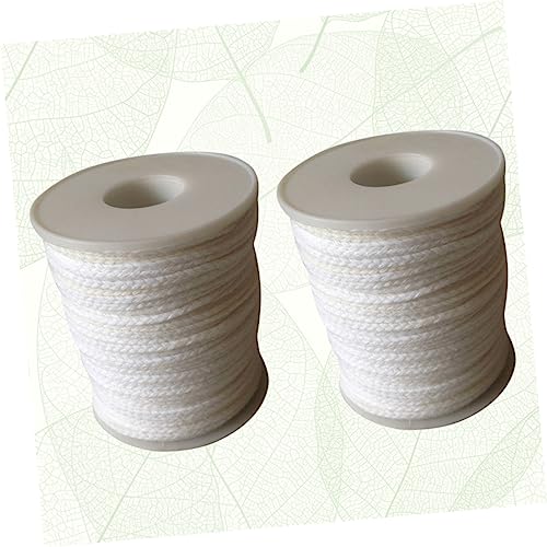 jojofuny 2 rollos de mecha de algodón larguero sin humo miniatura 7