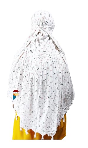 Image of Cotton Innovative Stylish Printed Pattern Fancy Scarf With Sun Protection Cover Face Cotton Driving Scarf for Women and Girls
