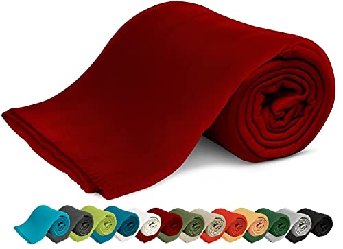 KiGATEX Polar-Fleecedecke – 130 x 160 cm – Oeko-TEX Standard 100 Zertifiziert – Kuschelige Fleece-Decke für innen & außen – Pflegeleicht als...
