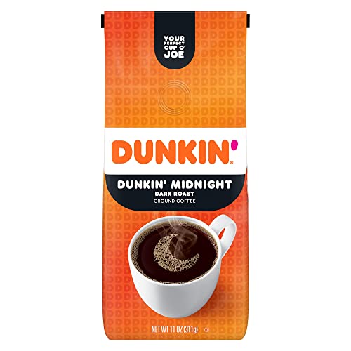 Dunkin' Donuts® Ground Coffee, Dunkin' Midnight, 12 Oz Bag