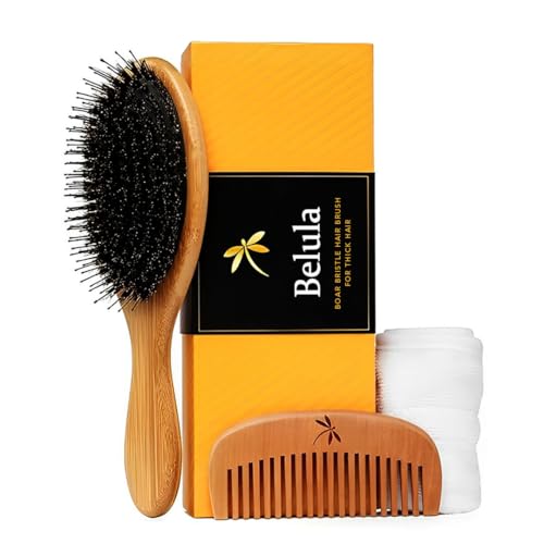 Belula Care Premium Boar Bristle Brush Set