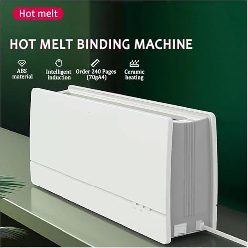 Macchina vincolante termica, Colata calda elettrica, Spessore di rilegatura 22mm, Larghezza 300mm, Regolazioni di tre tempi, Standby intelligente di 30 minuti per la rilegatura di documenti