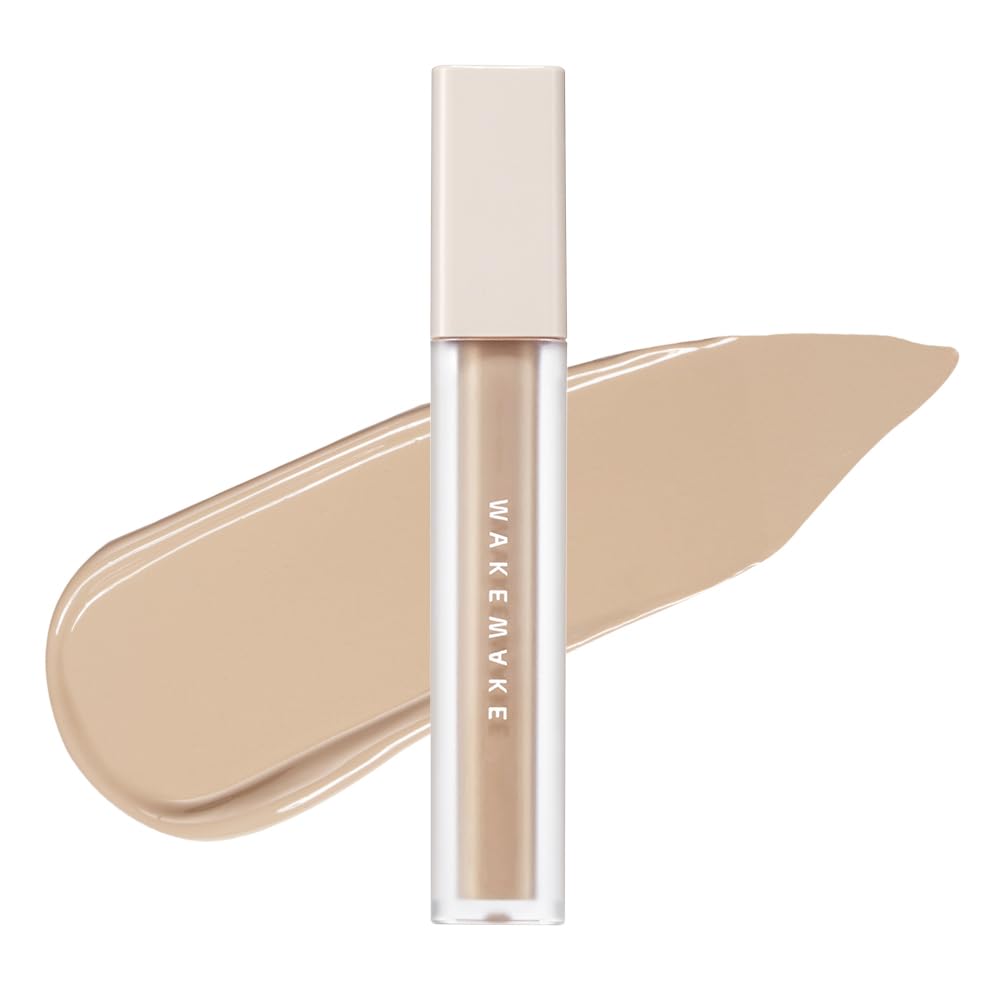 WAKEMAKE Defining Cover Concealer 23 Natural Beige SPF30/PA++ High Coverage Long-lasting Fit Korean Cosmetics Dark Circles Dullness Redness Acne Scars Spot Coverage Concealer : Beauty