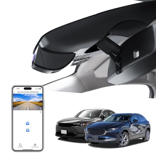 mangoal 4K Dash Cam Fit for Mazda CX-30 2020 2021 2022 2023 & MX-30 EV 2022-2023(Model A), UHD 2160P Video, Free App & WiFi, 64GB Card