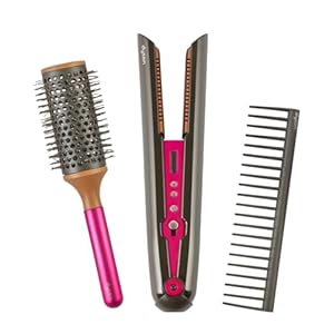 Casdon 73352 Dyson Corrale Styling-Set | Sichere Spielzeug-Glätteisen für Kinder ab 3 Jahre | Mit realistischen Lichtern und Geräuschen