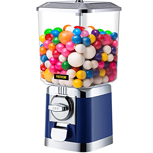 VEVOR Vending Machine, Classic Gumball Bank, Huge Load Capacity Candy Gumball Machine, Mini Vending Machines, Gumball Dispenser Machine for Kids, Perfect for Birthdays, Christmas and Kiddie Parties