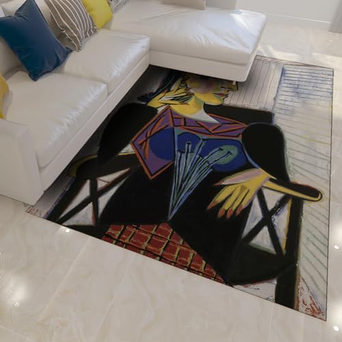 Tapis Picasso Dora Maar abstrait pour sublimer votre patio extérieur - 3