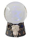 Die Baphomet Wahrsagekugel mit Pentagramm & LED lässt deine Bude in einem okkulten Licht erstrahlen. Baphomet ist ein ambivalentes Wesen. Wenn du Sinn für das Mystische hast, wirst du diese Kristallkugel, die so ein geheimnisvolles Licht abgibt, lieben.