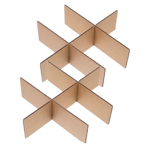 CHILDWEET 2sets Boxes Dividers for Moving Fruit Packing Supplies Easy Assembly Disassembly Prevents Accidental Collisions for Shipping Transporting Fruits