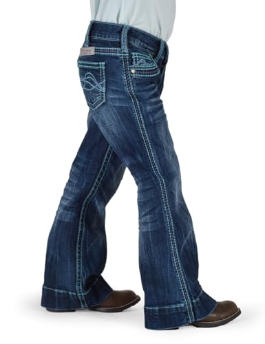 Cowgirl Tuff Girls' Turquoise Hurricane Trouser & Cooling Towel Bundle