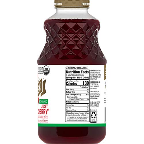 R.w. Knudsen, Organic Just Tart Cherry Juice, 32 Fl Oz Bottle #TOP2