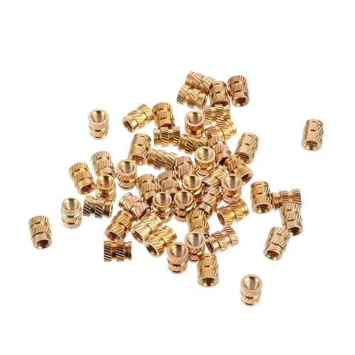 YANGQI yaoqijie M3 M5 Tuerca de incrustación Juego de Calor roscado Mojado M3 Tuerca de incredición de Tuerca Inserte Tuerca de latón Ajuste para Imprimir Impresora 3D Lasting (Size : 1000pcs M3)
