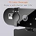 QIMIAOUS Full HD Webcam with Microphone, 2K Webcam for PC, 90° FOV, Dual Microphone Streaming Web cam for Clear Stereo Audio, Plug and Play USB Web cam for Zoom/Skype/Teams, Conferencing and Video