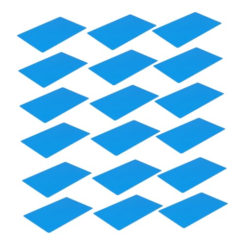 ledmomo 50個 激光彫刻用アルミ名刺 クレジットカード 両面光沢仕上げ 傷防止加工 オフィス ビジネス用空印刷カード