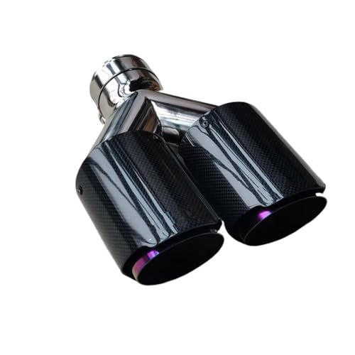 Silencieux échappement voiture double sortie 57mm pour sublimer l'arrière