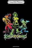  Composition Notebook: Disney Kingdom Hearts posing Journal/Notebook Blank Lined Ruled 6x9 100 Pages