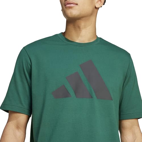 adidas Hombre PWR 3 Graphic tee, Collegiate Green, M