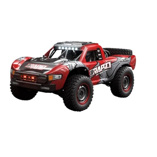 Quinmar Nitkeep 1/14 4WD Off-Road Buggy, 70KM/H Brushless & 40KM/H Brushed Options, Proportional 2.4GHz, All-Metal Drive, IPX4 Water Resistant, RC Car for Adults & Teens 14+(1：14Red up)