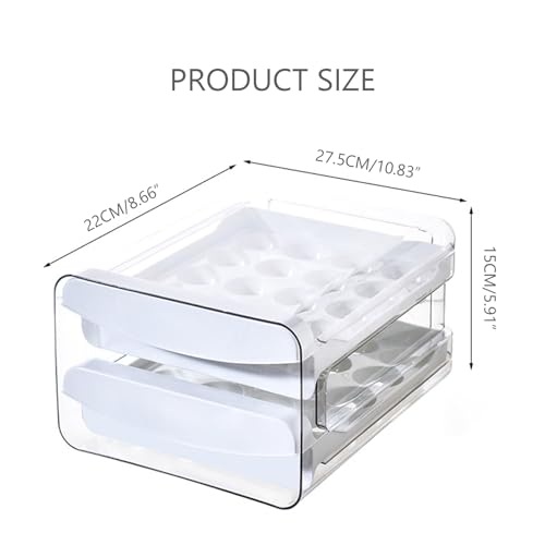Distributeur transparent de type double couche avec rangement cuisine compact