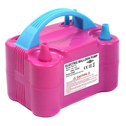 Image of Rozi Decoration Electric Air Pump for Balloon Inflating (Pink)