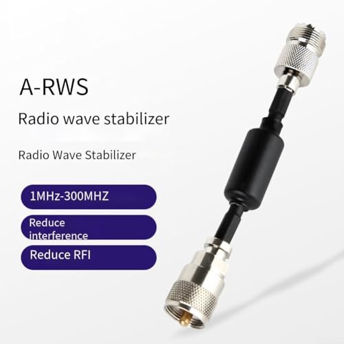 Funda de ferrita para estación de radio, reductor RFI 1,3-55 MHz para coaxial 2