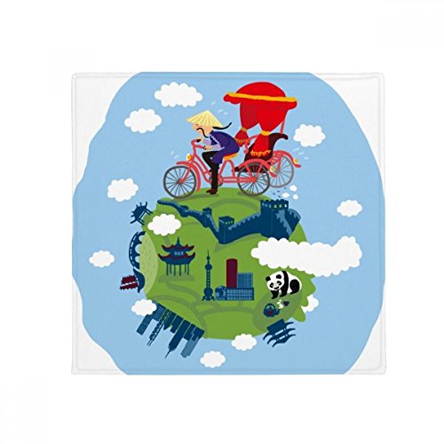 Tapis antidérapant animal de cuisine, protège le sol, carré 80 cm - 2