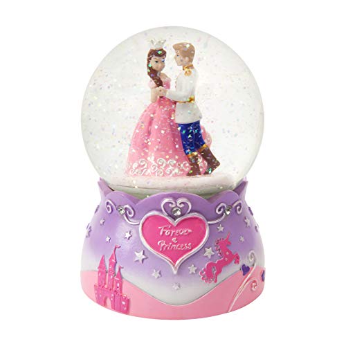 Pink Poppy Princess Large Rotating Snow Globe- Lilac Pink Poppy Princess Large Rotating Snow Globe- Lilac