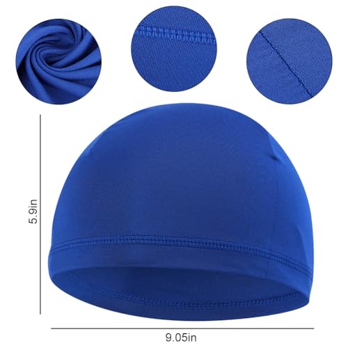 6 Pieces Cooling Skull Caps for Kids Youth Football Cycling Skull Cap for Helmet Liner Sports Wicking Cap2