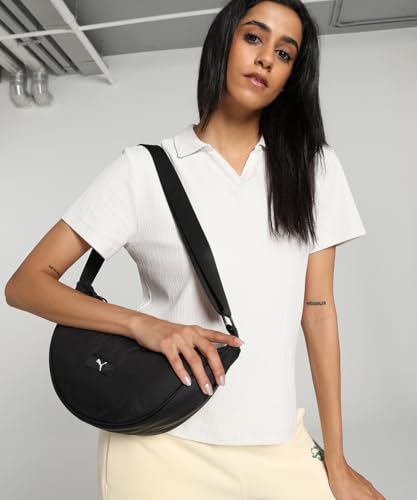 Image of Puma Women, PLUSH Halfmoon Bag, Black,(9210001)